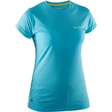 Remera Salming Ss Tee Mujer Running Trekking Training