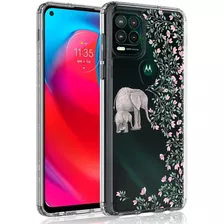 Funda Para Moto G Stylus 6.8 Transparente Diseno Elefante