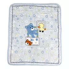 Cobertor Raschel Para Bebê Manta Infantil Ursinhos E Patinho