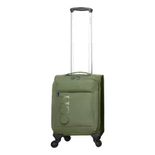 Valija Cecchini Soft Chica 18 Cabina Low Cost Carry On De M Color Verde Militar