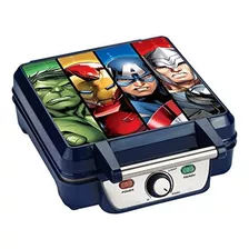 Marvel Mva-281 Waffle Maker, Unidad: 13 X 9,7 X 4, Azul