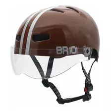 Capacete Bike Ciclismo Scooter Elétrica Marrom Promoção