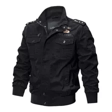 Chaquetas Estilo Militar Con Cremallera Para Hombre