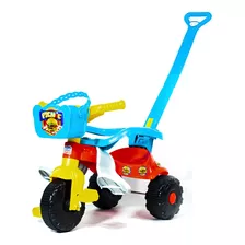 Triciclo Motoca Velotrol Infantil Com Empurrador Removível