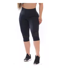 Calça Corsário Suplex Poliamida C/ Bolso Lateral Corrida 