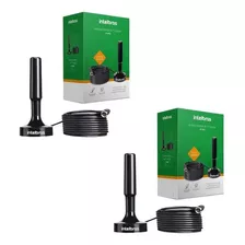 Kit 2 Antena Tv Digital Interna 2031 Intelbras Cabo 5m 4k