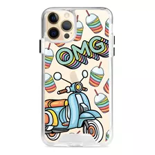 Funda Para iPhone 12 Pro Max Diseño De Vespa Transparente 