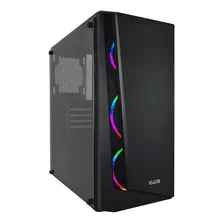 Gabinete Gamer Evus Atx Ev-g15 Lateral De Vidro Temperado Cor Preto