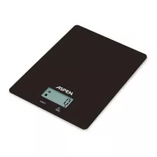 Balanza Digital De Cocina Aspen Bc200 Slim 3kg - 3000g O Ml Capacidad Máxima 3 Kg Color Negro