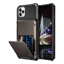 Funda Para iPhone 11 Pro 5.8 Tarjetero Armadura Paracho...