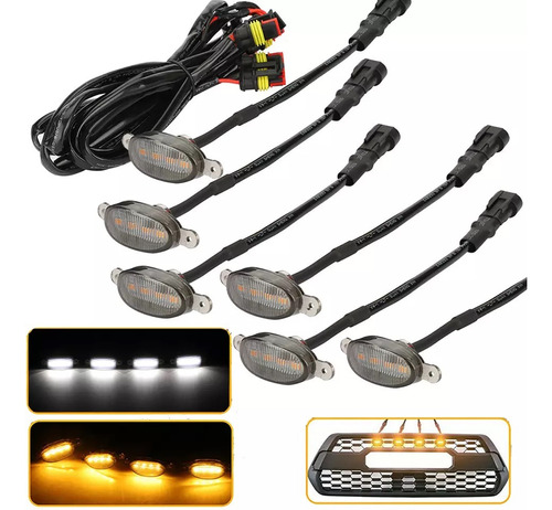 Foto de Luces Led Amarillas Para Persiana Parrilla Tipo Ford X4