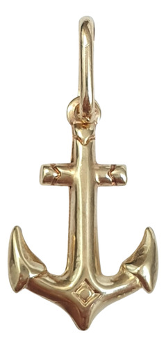 Pingente Grife Vivara Âncora De Ouro Amarelo 18k 750 Amarelo