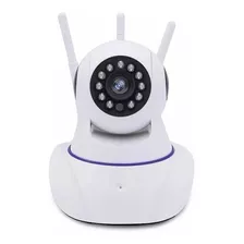 Camera Ip Três Antenas Wi Fi, Hd, Onvif, P2p Visão Noturna