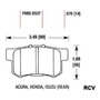 Balatas Disco  Trasera Para Acura Legend   1987