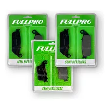 Kit Pastilha Freio Fullpro Cbr 600f 2012 2013 2014 Sem Abs