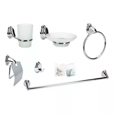 Set Accesorios Metalicos Gloa Drava 6 Piezas