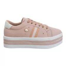 Tênis Feminino Salto Plataforma Original Casual Barato 