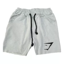 Short Corto Gym Shark Caballero Fit Crossfit Sport Negro