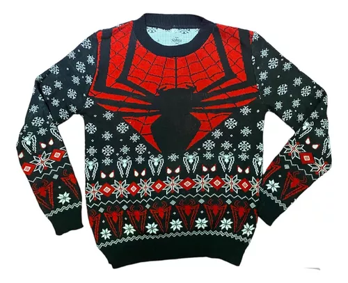 Primera imagen para búsqueda de ugly sweater spiderman