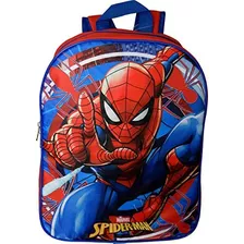 Mochila Escolar Ruz Spiderman 15 (rojo-azul)