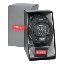 Relógio Timex Ironman Masculino Digital Esportivo Tw5m48600 Cor Da Correia Preto Cor Do Bisel Preto Cor Do Fundo Preto
