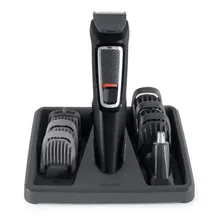 Aparador De Pelos Philips Multigroom 8 Acessórios Mg3731/15 Cor Preto 110v/220v