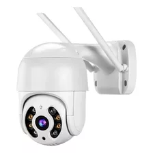 Câmera De Segurança Externa Hd Wifi Camera Robô A8 Noturna Cor Branco