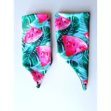 Botitas Lycra Estampada Para Las Sandalias Flowers Boots