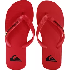 Chinelo Quiksilver Molokai Solid Vermelho