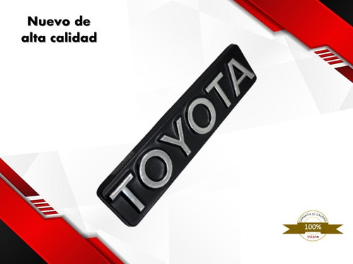 Emblema Lateral Placa Toyota Pick Up Lado Izquierdo Foto 4