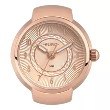 Relógio Anel Euro Feminino Unique Rosé - Eu2035yux/4j