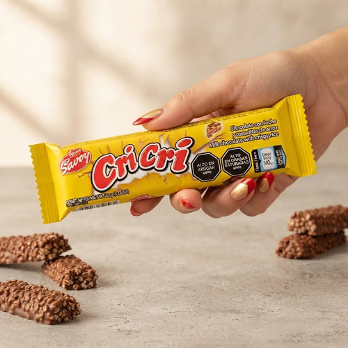 Cri Cri - Chocolate Ao Leite Em Barra Com 12 Unidades De 27g