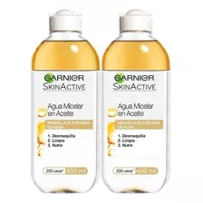 Garnier Face Agua Micelar En Aceite Pack De 2