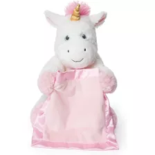 Unicornio Peluche Interactivo C/ Sonido Y Mantita 25cm Bebé