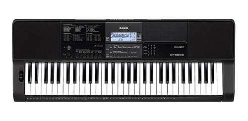 Teclado Musical Casio Standard Ct-x800 61 Teclas Negro