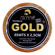 Fita Gold Amarela 5 Metros 2.5cm Para Prótese Capilar
