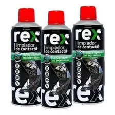 Pack 3 Limpiador De Contacto Marca Rex 400 Ml