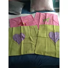 Lote De Fundas De Almohadones P Niños Usados