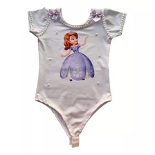 Princesa Sofia Body Personalizado Para Festa Envio Rápido