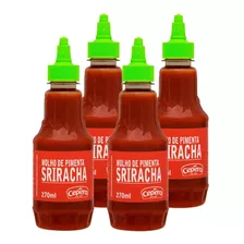 Molho De Pimenta Sriracha 270ml Cepêra - 4 Unidades