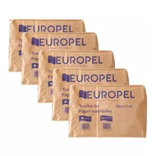 Papel Interfolhas Europel Luxo Branco 3000 Folhas 20×21 Cm