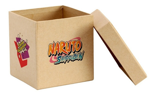 Caixa Surpresa Naruto Shippuden 5 Itens Caixa Customizada