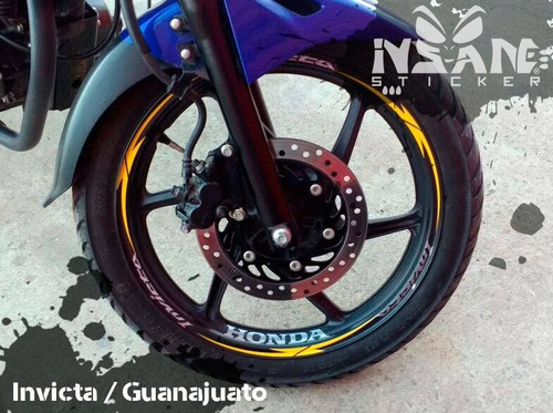 Stickers, Calcomanias Para Rines Honda: Vinil Normal  Foto 9