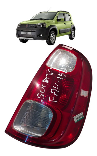 Lanterna Fiat Uno 2010 2011 2012 13 14 2015 Traseira Direita