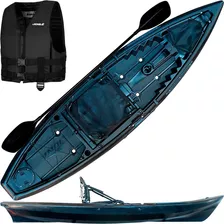 Caiaque De Pesca Tuna Pro Hidro 2 Eko Com Remo E Cadeira Cor Black