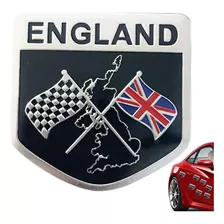 Emblema Bandera Inglaterra Black Para Mini Cooper