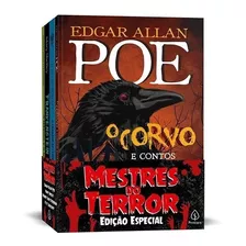 Box Mestres Do Terror - Edição Especial - O Corvo E Contos Extraordinários + Frankenstein + O Médico E O Monstro + O Chamado De Cthulhu - 4 Volumes