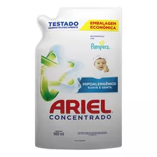 Sabão Concentrado Ariel Suave E Gentil Hipoalergênico Suave E Gentil Sachê 900 Ml