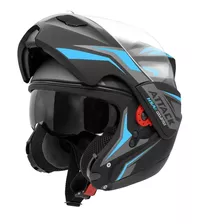 Capacete Moto Queixeira Articulada Oculos Interno Protork