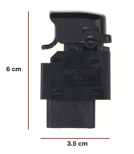 Boton Interruptor Alzavidrios Hyundai Santa Fe 2006 - 2012 Foto 5